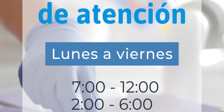 CONOCE NUESTRO HORARIO DE ATENCION